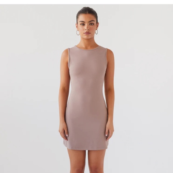 Peppermayo Cosmic Chic Mini Dress Latte Size 12 - Picture 5 of 9